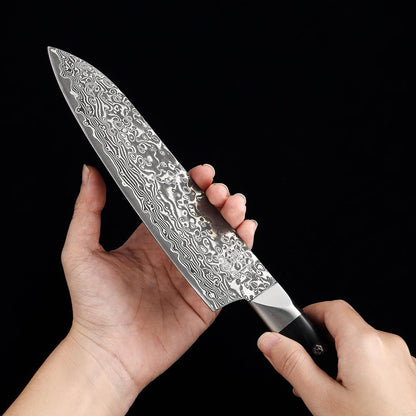 zayiko Limited Edition Copper Damascus Chef’s Knife – 8.3" Kiritsuke Blade | Damascus Steel with VG10 Core & Copper Texture | Maple Wood Handle | Professional Kitchen Knife in Gift Box