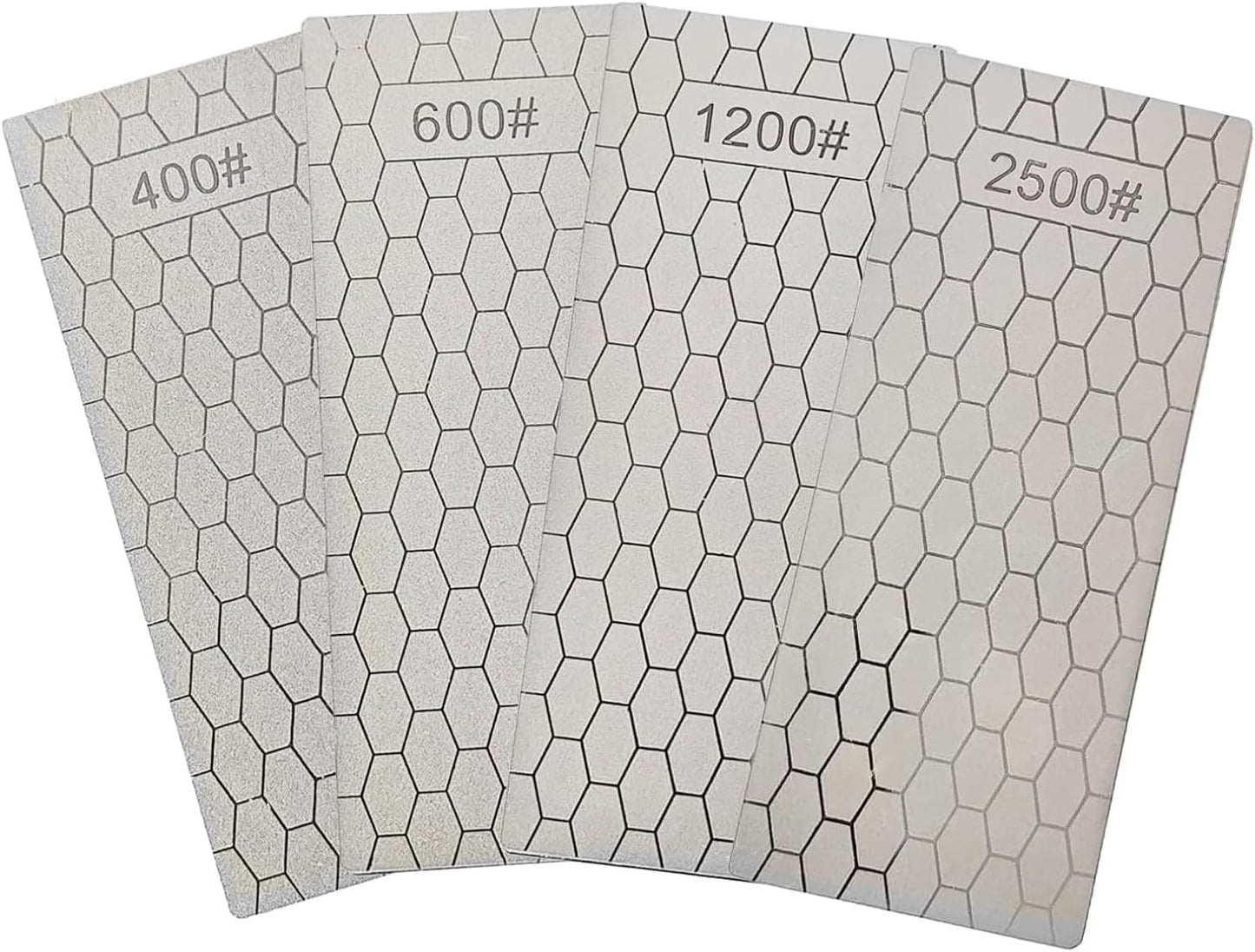 Diamond Sharpening Stone Set,8 Pcs Diamond Lapping Plate Coarse/Medium/Fine Grit Sharpener,240/400/600/800/1000/1500/2000/3000 Grit，Perfect Assistance Sharpener Angle Guide