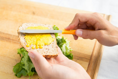 Zyliss Sandwich Knife & Condiment Spreader - Sandwich Spreader for Butter, Cream Cheese, & Jellies - Ergonomic Stainless Steel Spreading - Butter Spread for Bagels & Toast - Gray 4.7"
