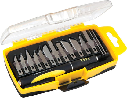 Performance Tool 1440 Versatile Set of Blades for Multiple Uses - Includes Convenient Plastic Storage Case for Easy Organization and Access
