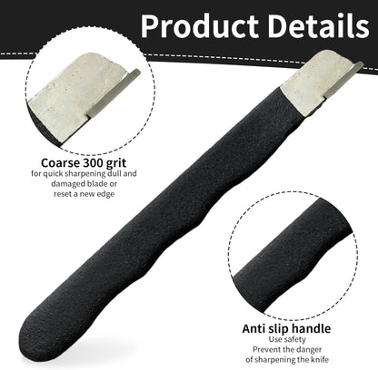 2pieces knife sharpener Portable Multi - Functional Tungsten Steel Garden Tool quickly Sharpener - Ideal for Scissors, kitchen knives, Pruning Shears, Axe & Sickle