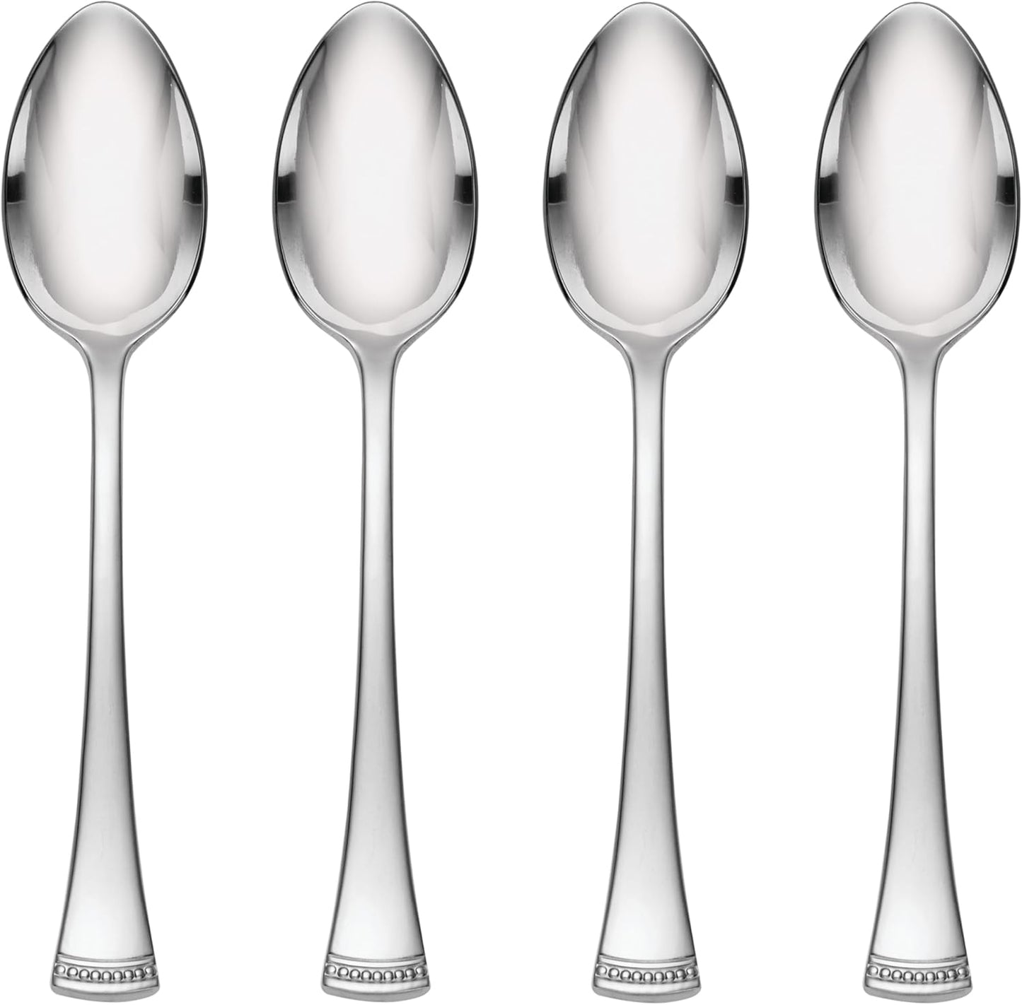 Lenox Silverware Set, Portola 12-Piece Steak Knife Flatware Set, Service For 12, Made Of 18/10 Stainless Steel, Dishwasher Safe, Home And Kitchen Utensils, Knives, Cutlery (Silver, 12 Piece)