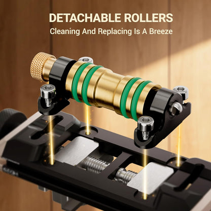 HONGDUI Chisel Sharpening Kit with Honing Guide, Sharpening Angle Fixture & Angle Gauge 15°-47°, Sharpener for 0.1"-3.2" Chisels, Planes, Woodworking Tool