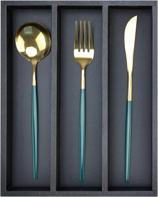 Small Silverware Drawer Organizer Kitchen Utensils Trays For Drawer Bamboo Cutlery Tray Skinny Flatware Organizer Narrow Spoon Fork Cutlery Holder Drawer Flatware Trays Slim Silverware Organizers