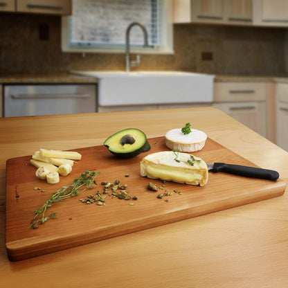 Casual Home Delice Rectangle Juice Drip Groove Cutting Board 15.5"Wx11"Dx0.75"H, Walnut