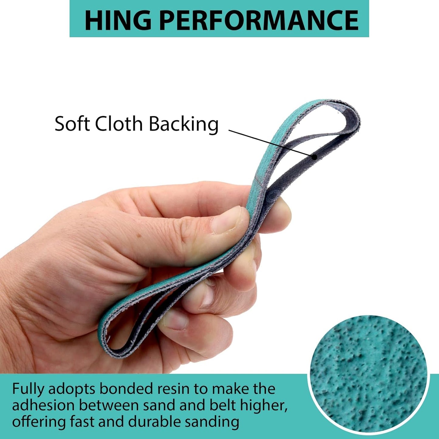1/2" x 12" Knife Sharpener Replacement Belts Kit, 400 Medium Grit Sanding Belts for Work Sharp Original Knife Sharpener & Tool Sharpener,24 Pack