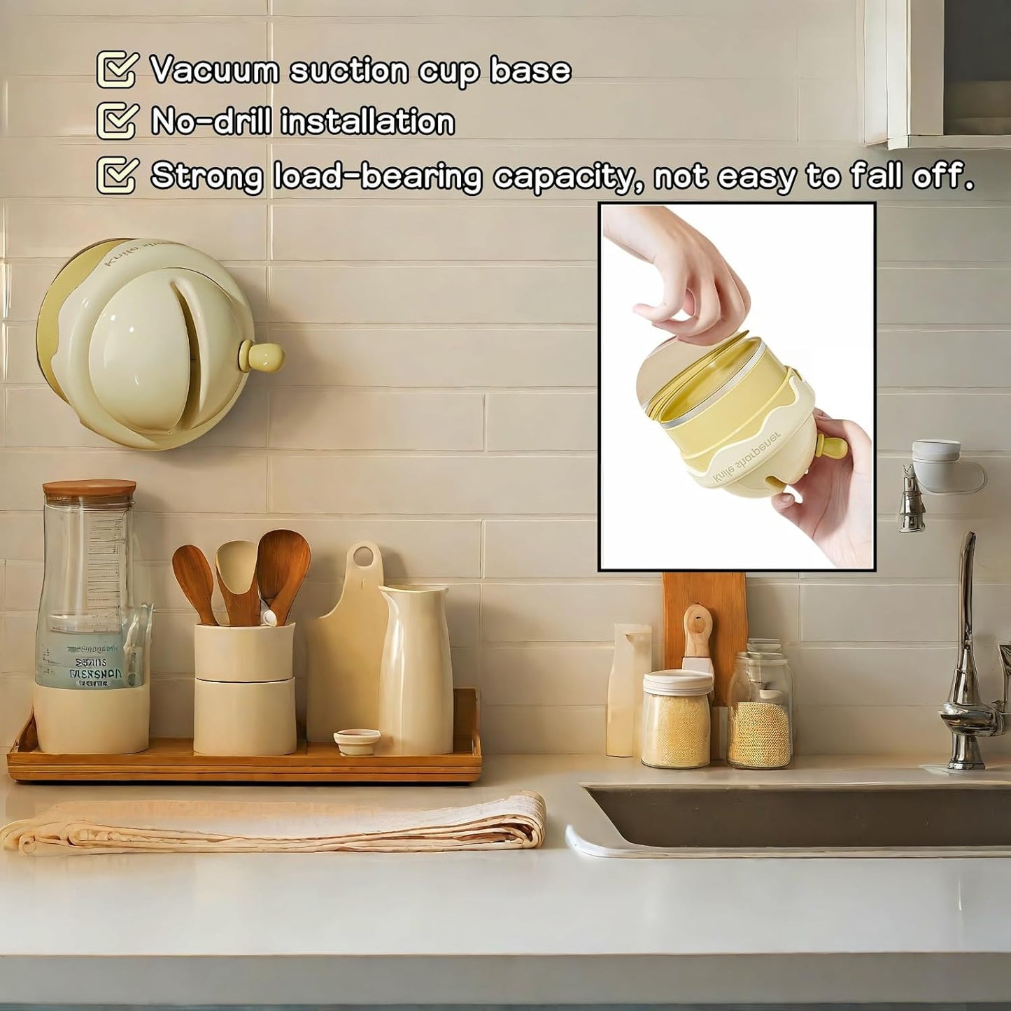 Ice Cream Shaped Knife Sharpener,Cream Yellow,Ceramic V-Groove,6.5x2.6 Inch Portable Knife&Scissor Sharpener with Non-Slip Base,Ceramic Wheels,Fast & Easy Tool for Kitchen,Camping