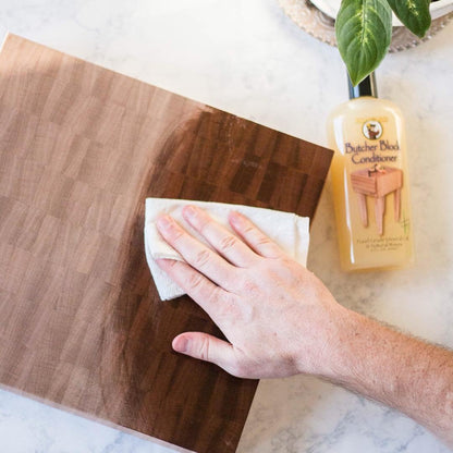Howard Products Butcher Block Conditioner and Food Grade Mineral Oil for Wood Cutting Boards, 12 Fl Oz - Enhanced Wood Care
