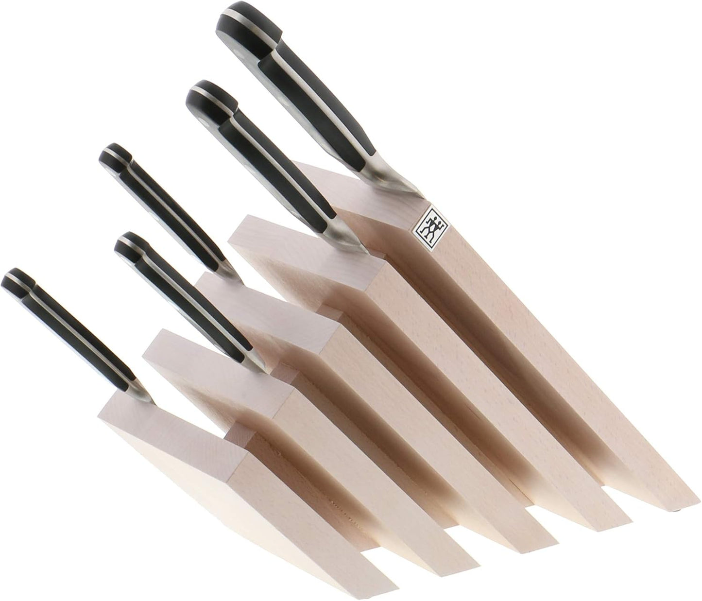 ZWILLING Italian Upright Magnetic Knife Block - Natural Beechwood