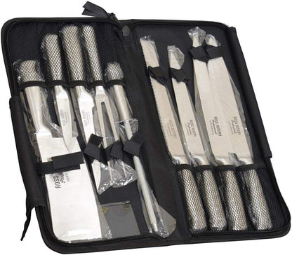 Ross Henery Eclipse 9-Piece Chef Knife Set – Stainless Steel Kitchen Knives with Travel Case