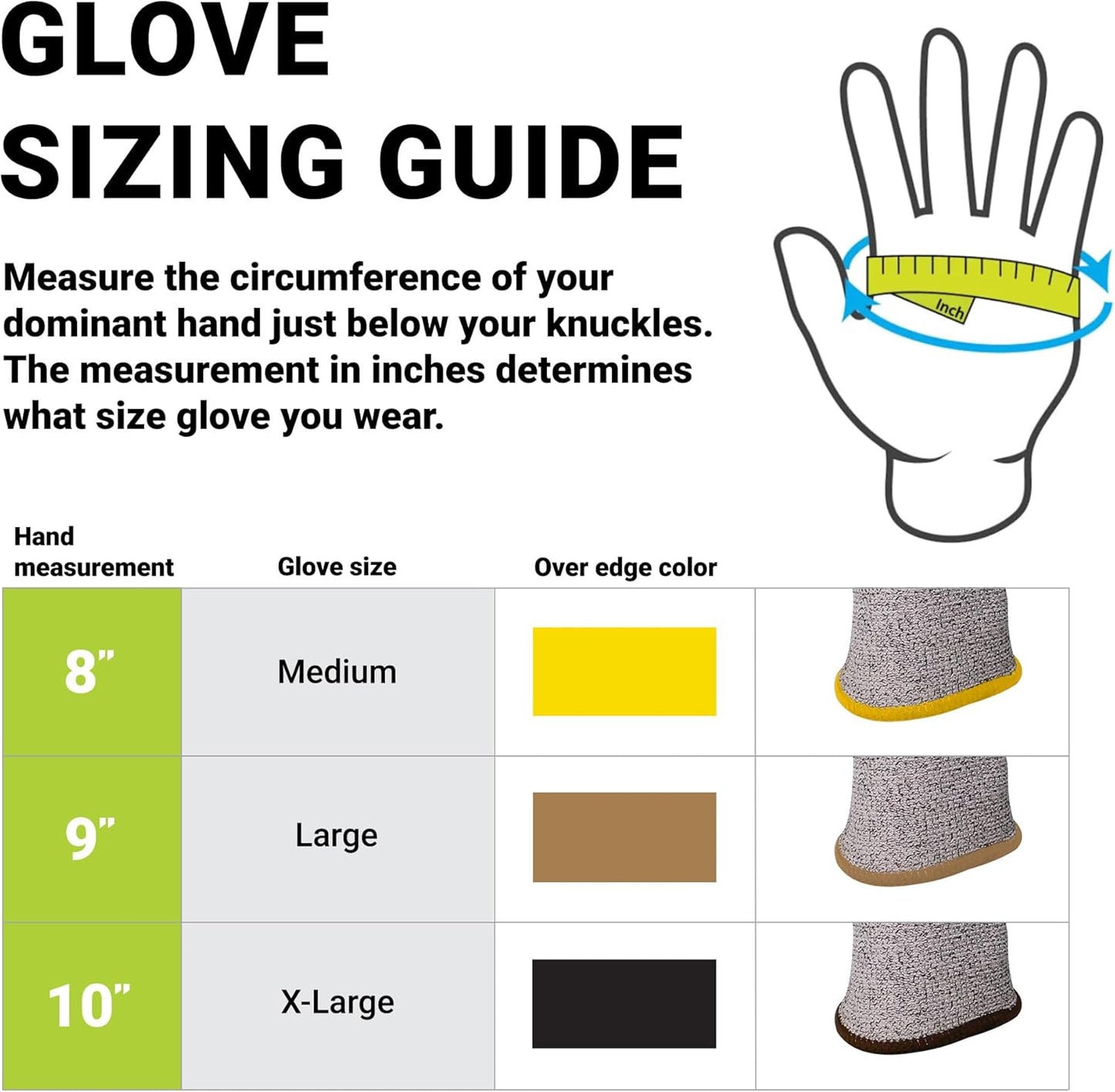 Armor Guys Kyorene Pro 00-840 A4 Cut Resistant Work Gloves - Graphene, Nitrile Grip, Durable, Breathable for Industrial Use - L, 12 Pairs