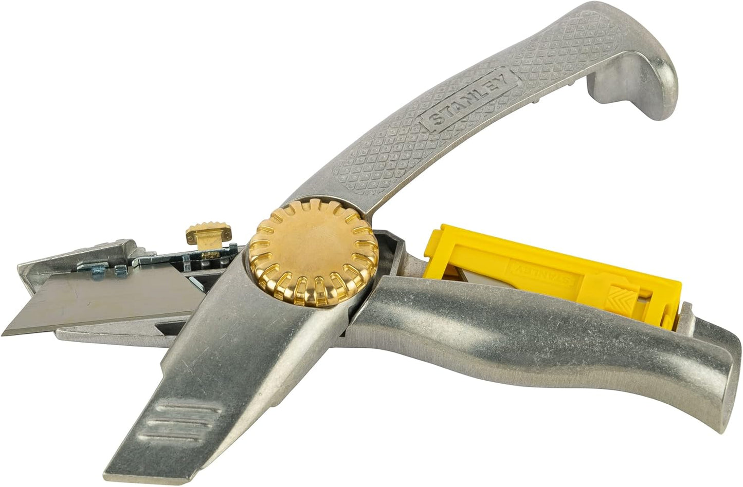 Stanley 0-10-819 Snap Off Knife "Pro" with retractable blade, Silver