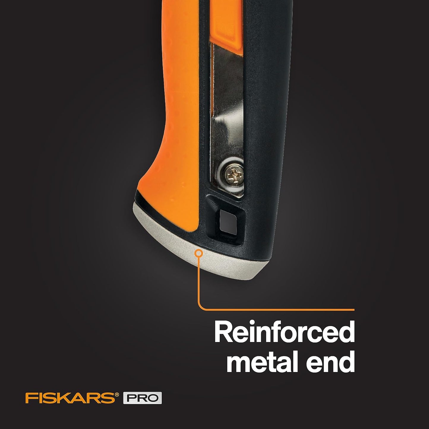 Fiskars 770220-1001 Pro Utility Knife, Snap 25 mm, Orange/Black