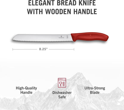 Victorinox Swiss Classic Foldable Paring Knife, Straight Edge Red 4.3 in