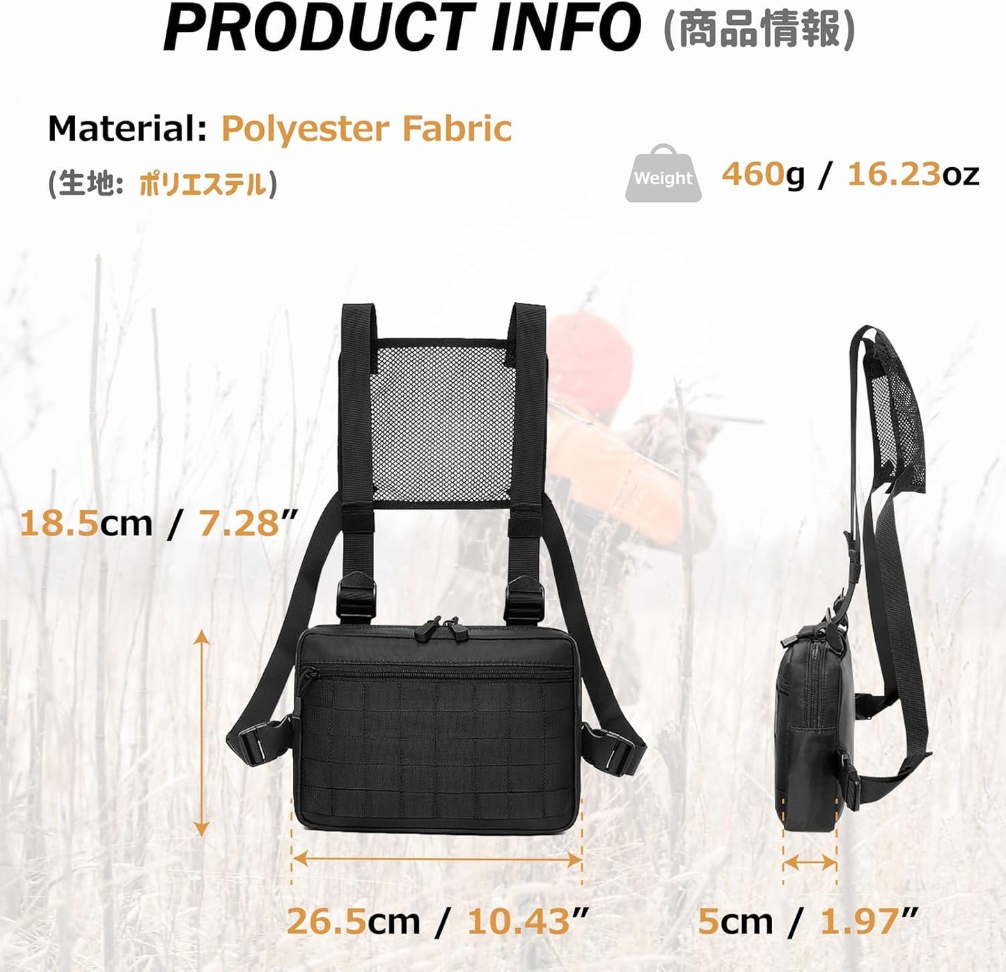 Azarxis Tactical Mini Belt Pouches, Multi-Purpose Small Battery Case Compact Utility EDC Card Slot Holder Waist Bags Military Molle Pack Sundries Storage Pack