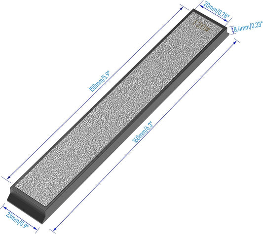 Diamond Sharpening Plate, Grit 1000 Knife Sharpener Stone, Knife Sharpening Stone for Kitchen Knife Sharpener Professional Sharpening Tool(#1000, With non-slip base）