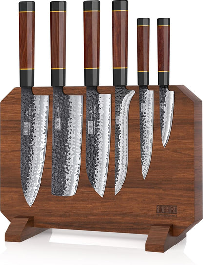 HOSHANHO 5 Pieces Knife Set, Japanese High Carbon Steel Kitchen Knife Sets, Professional Ultra Sharp Chef Knives Set with Ergonomic Rosewood Handle