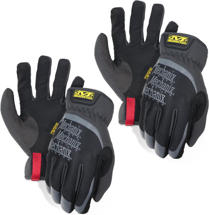Mechanix Wear: FastFit Work Glove with Elastic Cuff for Secure Fit, Performance Gloves for Multi-purpose Use