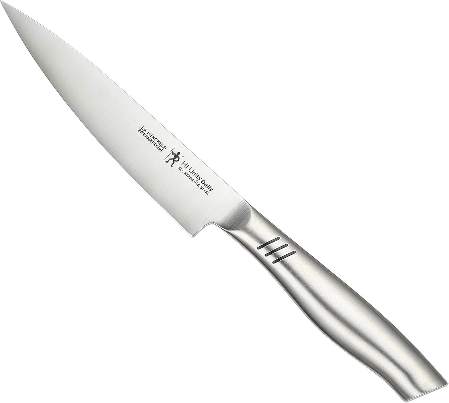Henckels 19360-131 Unity Daily Petty Knife, 5.1 inches (130 mm), Fruit, Small Knife, All Stainless Steel, Dishwasher Safe