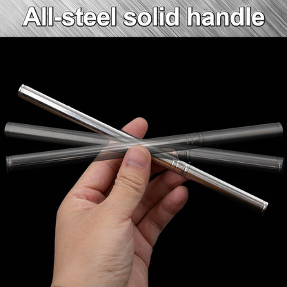 2pcs Stainless Steel Blade with Sheath, Portable Pocket Fruit Knife, All Steel Solid Handle Blade, Multipurpose Mini Knife for Travel Outdoor Camping Picnic Fishing Hunting- Silver