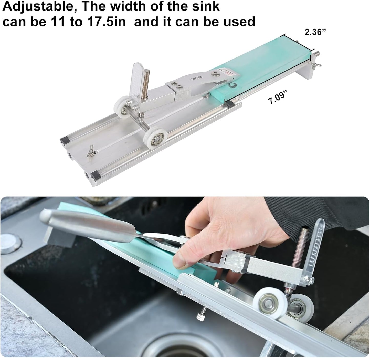 Whetstone Knife Sharpener Blade Guide,Sharpening Stone Holder,Adjust Knife Sharpener Kit for kitchen Knives