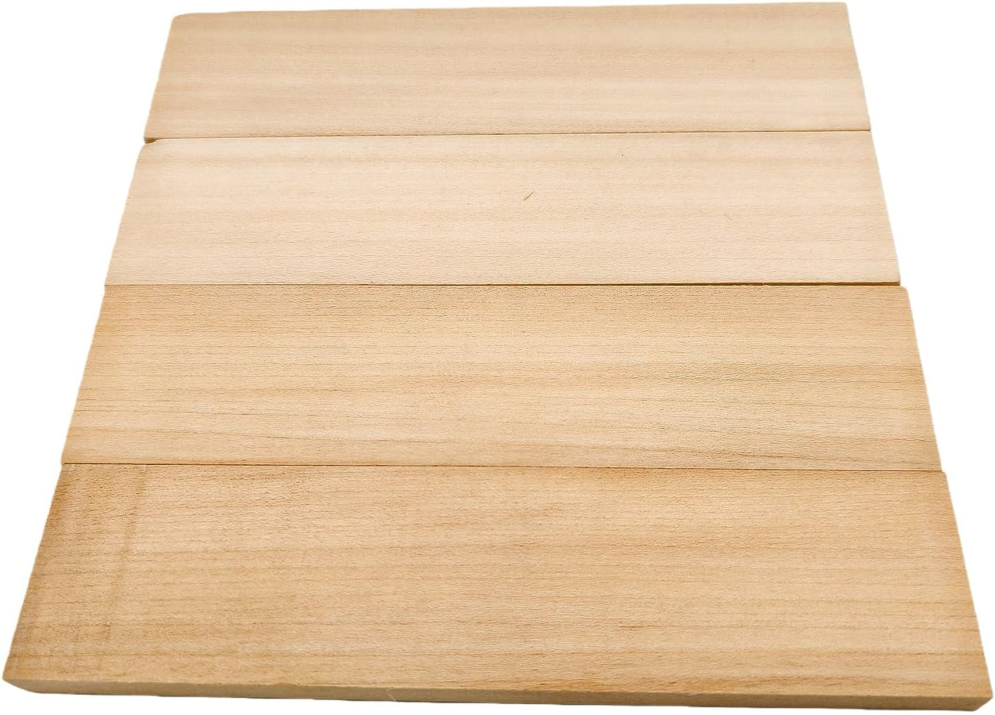 Unfinished Basswood Blocks for Crafts, Wood Craft Panels for Art, Engraving, Painting, DIY Projects, Chip Carving, Fretwork (7.87 x 3.93 x 0.78 in)