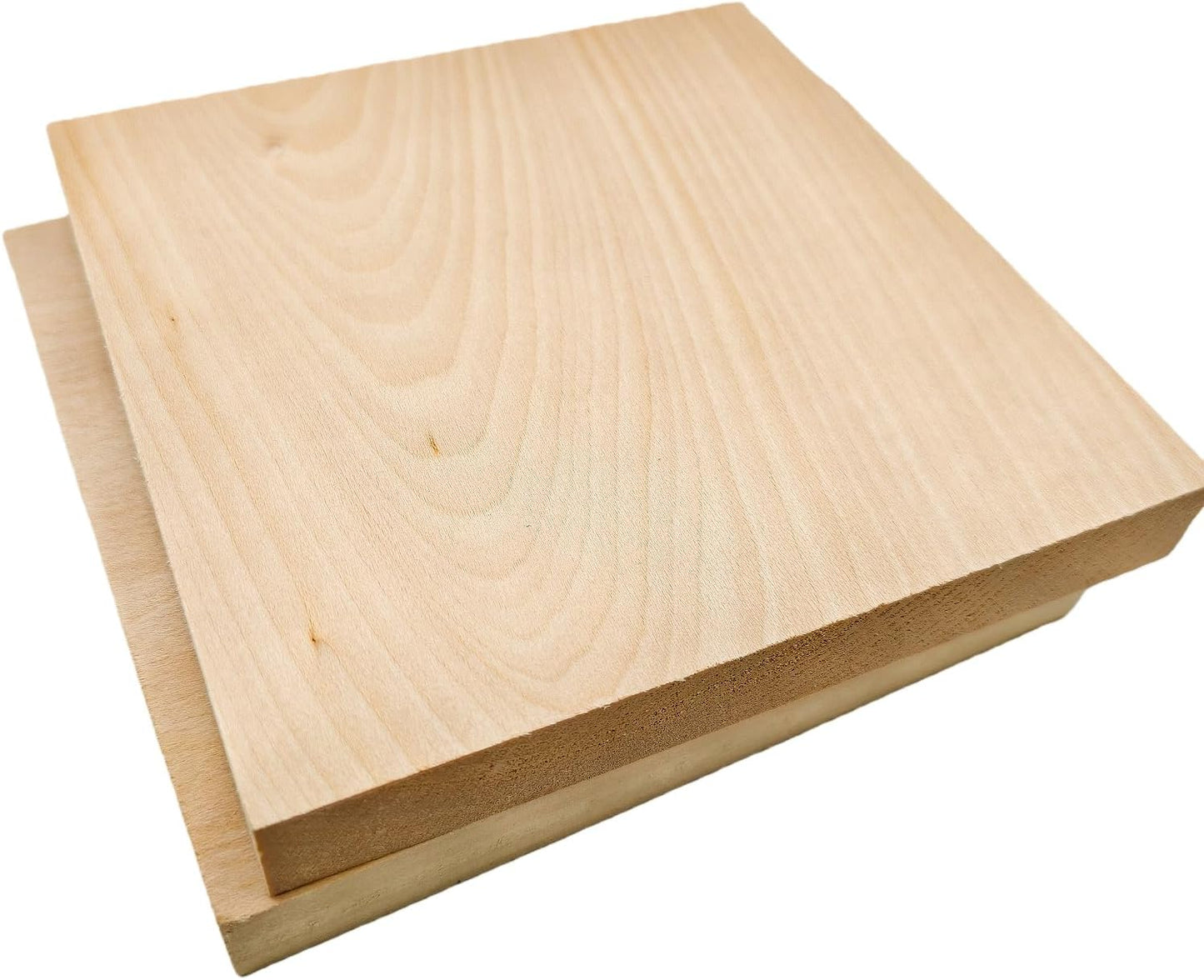 Unfinished Basswood Blocks for Crafts, Wood Craft Panels for Art, Engraving, Painting, DIY Projects, Chip Carving, Fretwork (7.87 x 3.93 x 0.78 in)