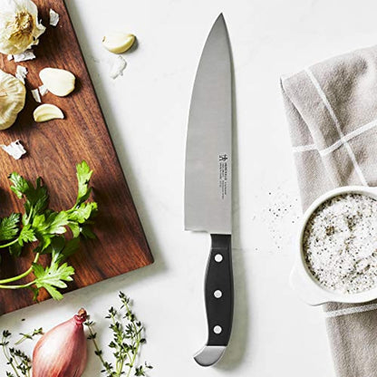 HENCKELS Statement Razor-Sharp 8-inch Slicing Knife, German Engineered Informed by 100+ Years of Mastery, Black/Stainless Steel