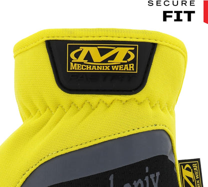 Mechanix Wear: FastFit Work Glove with Elastic Cuff for Secure Fit, Performance Gloves for Multi-purpose Use