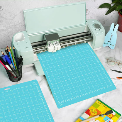 Gwybkq Cutting Mat 12"x12" Standard Grip 8 Pack, Compatible with Cricut Maker 4/Explore Air/One, Non-Slip Durable Adhesive Mats, Replacement Cutting Accessories for Die-Cutting, Quilting & Crafts