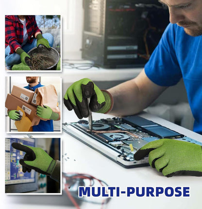Schwer A4 AIR-SKIN Cut Resistant Work Gloves with Extreme Lightweight & Thin, Grip Glove for Fishing, Refined Work, Gardening Gloves for Yard, Touchscreen, 3D-Comfort Fit, Men Women Gifts, AR3900, L