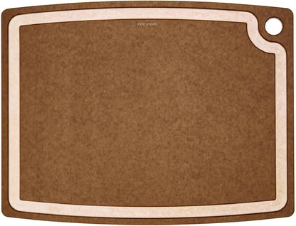 Epicurean Gourmet Series Cutting Board with Juice Groove, 19.5-Inch by 15-Inch, Natural/Slate