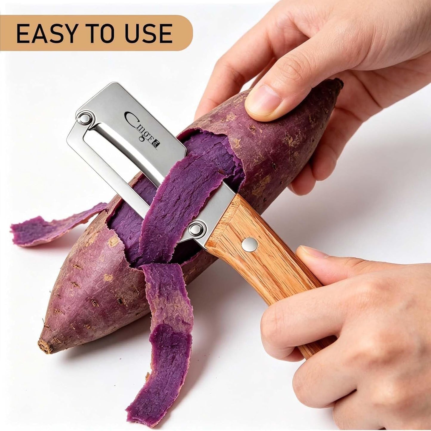 Multifunctional Vegetable Peeler with Stainless Steel Blade and Bottle Opener - Ideal for Veggie Potato Carrot and Apple Peeling