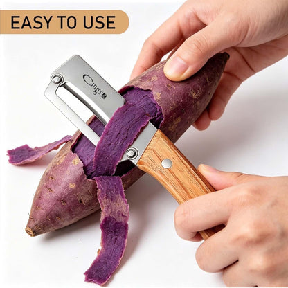 Multifunctional Vegetable Peeler with Stainless Steel Blade and Bottle Opener - Ideal for Veggie Potato Carrot and Apple Peeling