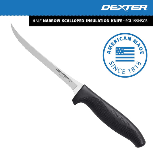 Dexter-Russell 6" Scalloped Insulation Knife