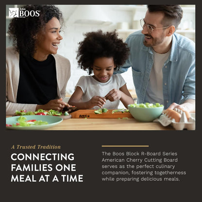 John Boos R-Board Series Rectangular Wooden Maple Cutting Board 20”x15” – 1.5” Thick, 12-lb Reversible Butcher Block with Edge-Grain & Finger Grips – Made in the USA