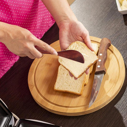 Yardwe 10Pcs Wooden Butter Knives Cheese Spreaders for Jam & Charcuterie Board, Non-Stick Pan Safe Sandwiches Spatula, Reusable 5.9 Inch Solid Wood Kitchen Tool