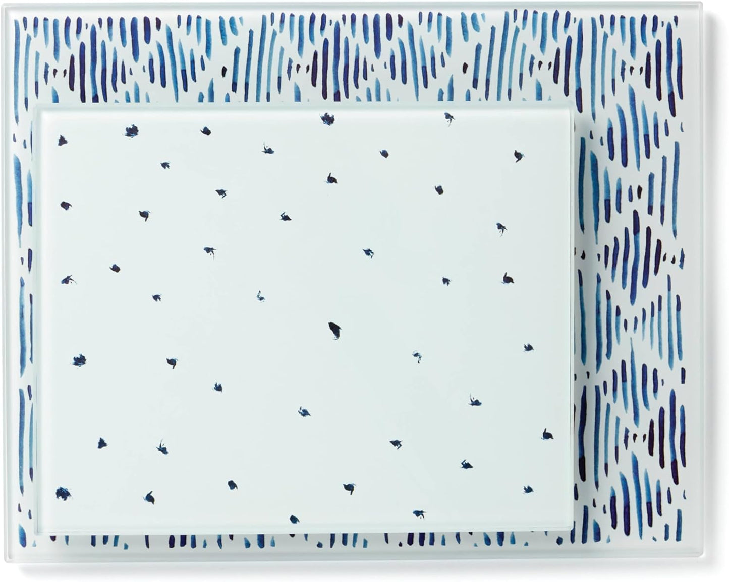 Lenox 895698 Blue Bay 2-Piece Glass Cutting Board Set