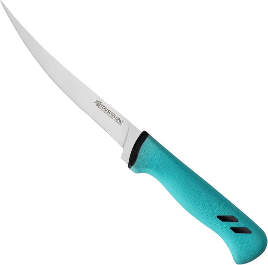 Premium Fillet Knife for Fishing - 7 Inch Flexible High-Carbon Blade for Clean Fish Filleting & Deboning - Ergonomic Non-Slip Handle - Ideal Fishing Knife for Salmon, Trout & Bas