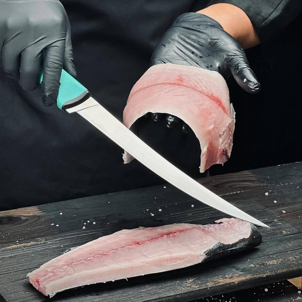 Premium Fillet Knife for Fishing - 7 Inch Flexible High-Carbon Blade for Clean Fish Filleting & Deboning - Ergonomic Non-Slip Handle - Ideal Fishing Knife for Salmon, Trout & Bas