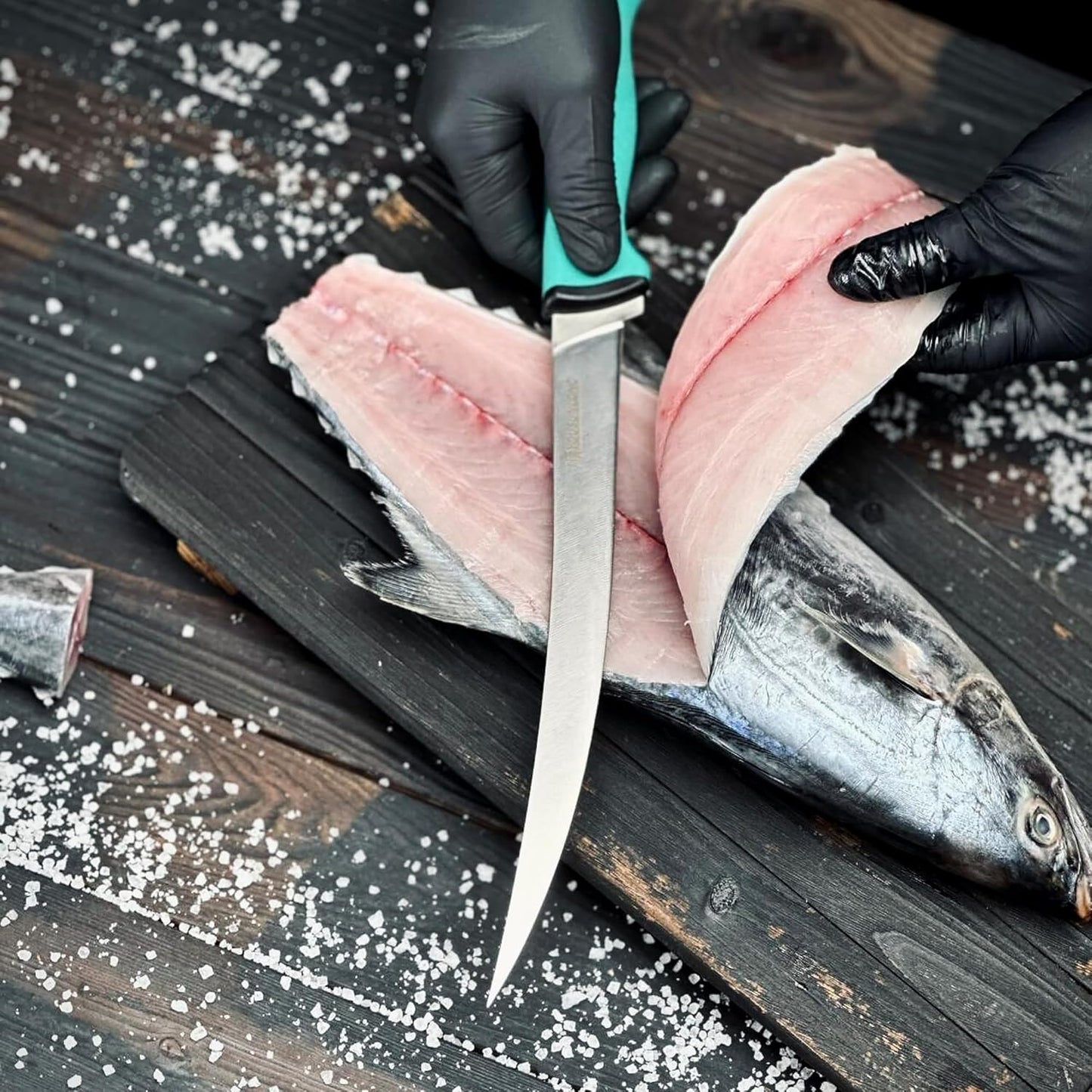 Premium Fillet Knife for Fishing - 7 Inch Flexible High-Carbon Blade for Clean Fish Filleting & Deboning - Ergonomic Non-Slip Handle - Ideal Fishing Knife for Salmon, Trout & Bas