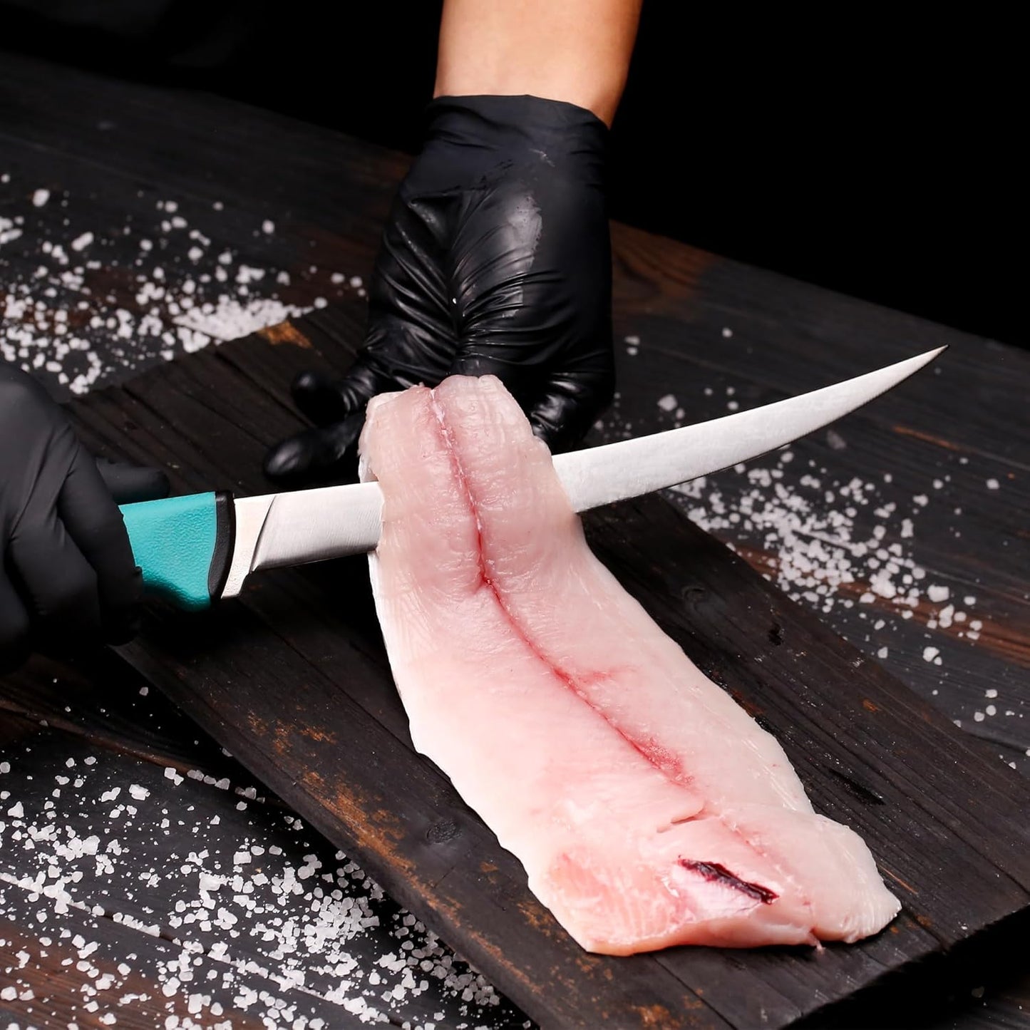 Premium Fillet Knife for Fishing - 7 Inch Flexible High-Carbon Blade for Clean Fish Filleting & Deboning - Ergonomic Non-Slip Handle - Ideal Fishing Knife for Salmon, Trout & Bas