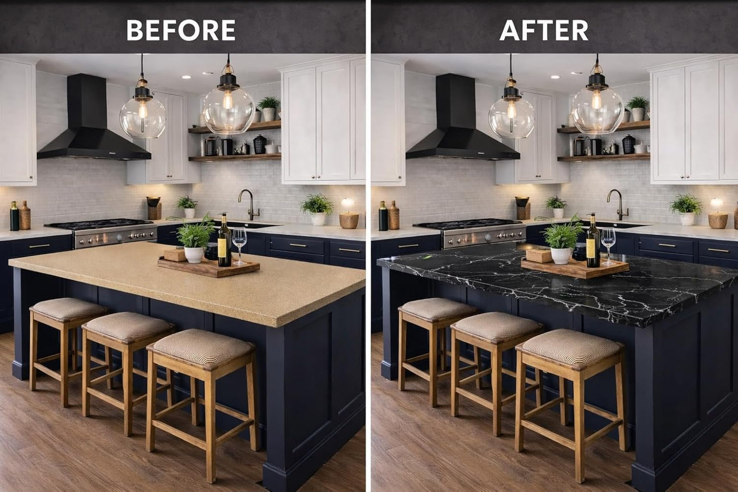 Giani Butcher Block Easy Epoxy Countertop Paint Kit