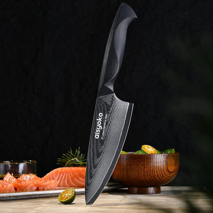 aisyoko 4.5 Inch Paring Knife, Damascus Steel Chef Knife with Ergonomic G10 Handle, VG10 High Carbon Steel, Professional Kitchen Knife for Fruit Vegetable Carving, Ultra Sharp Blades