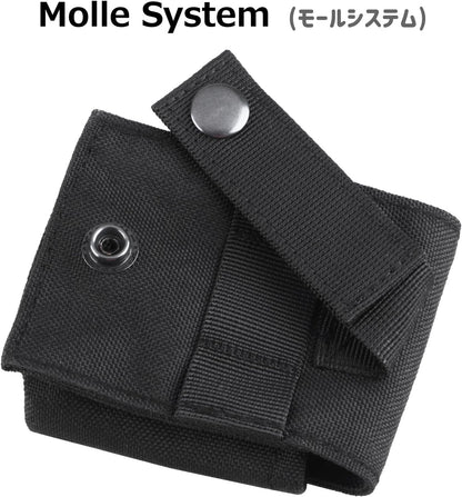 Azarxis Tactical Mini Belt Pouches, Multi-Purpose Small Battery Case Compact Utility EDC Card Slot Holder Waist Bags Military Molle Pack Sundries Storage Pack
