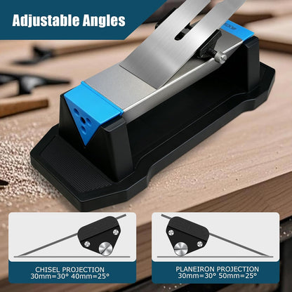 Diamond Sharpening Stone Kit, 3 Side Grit 400/1000/8000 Knife Sharpener for Sharp Blade, Premium Diamond & Ceramic Whetstone with Angle Guide, Non-Slip Base & Leather Strop