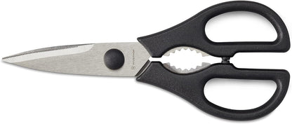 WÜSTHOF Come Apart Kitchen Shears & Gourmet 3" Paring Knife, Black