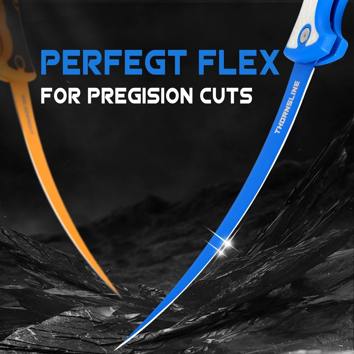 Folding Fillet/Fishing/Camping/Hunting Knife, Ultra-Sharp G4116 German Stainless-Steel Blades, Non-Slip Handles,7 ½ inch folded,13 ½ inch overall Length, 2025 New Upgraded Knife