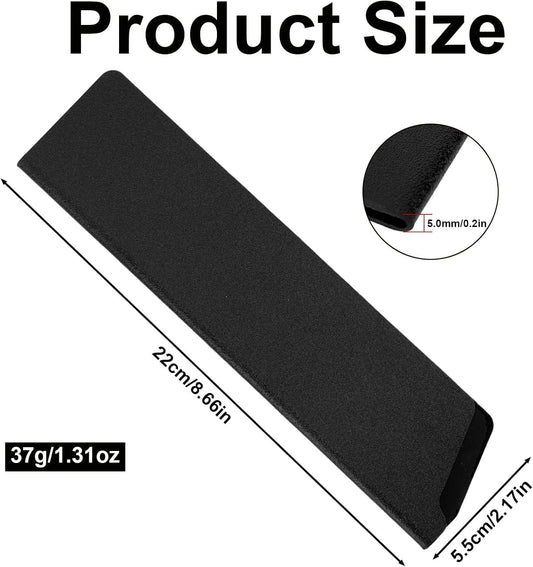 Penitue 8 Inch Knife Sheath, Black ABS Chef Knife Cover with Felt Lining Universal Protector for 6-8 Inch Kitchen Knives Secure Storage Travel Blade Sleeves Roll Holster Accessories Part Replacement