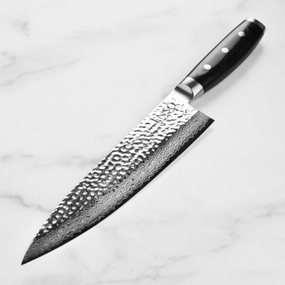 Enso Chef's Knife - Made in Japan - HD Series - VG10 Hammered Damascus Stainless Steel Gyuto - 8"